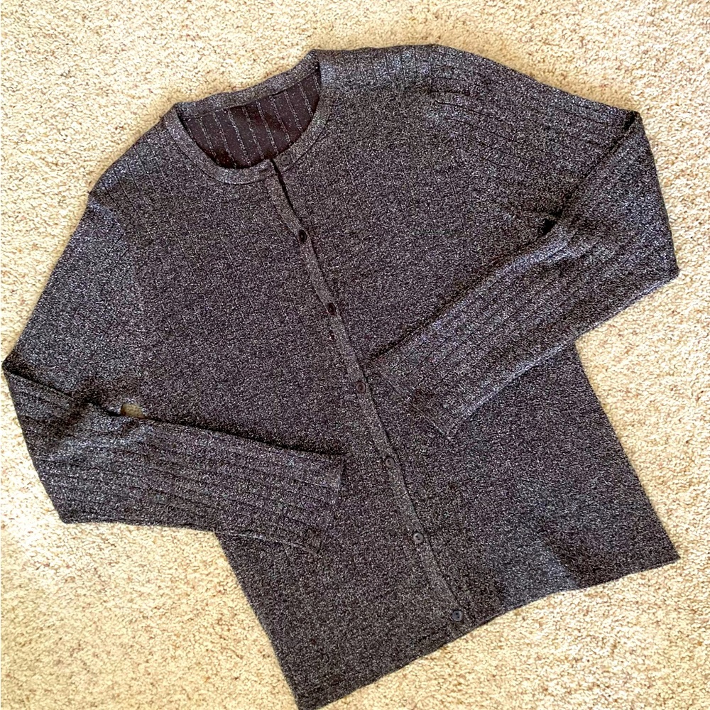Sparkling Black & Silver Holiday Sweater